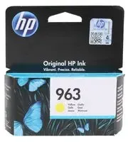 HP963 Original Ink Cartridge, Yellow - 3JA25AE